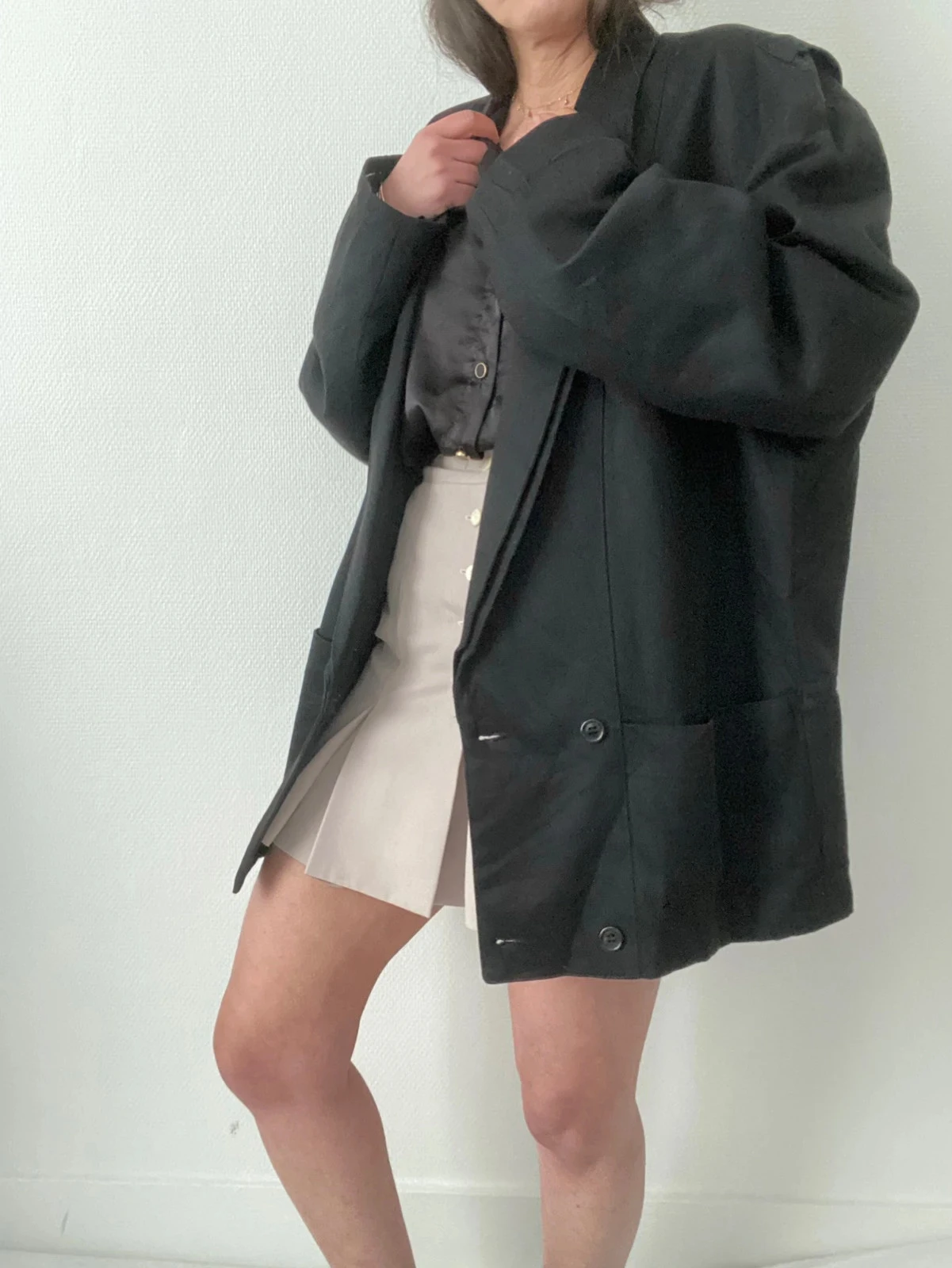 🌺 Vintage mini rok met knoopsluiting – photo 8